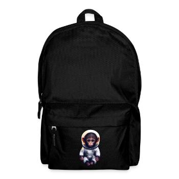 Affe Astronaut - Rucksack - Schwarz - Vorne