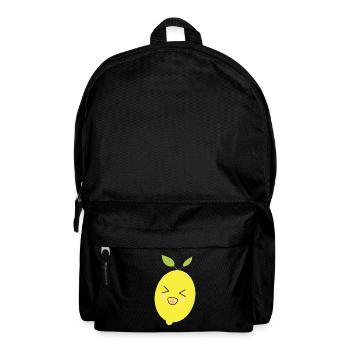 Kawaii Lemon Kawaii Fruits Kawaii Kids Design - Backpack - black - Front