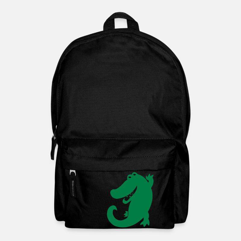 krokodil - Rucksack - Schwarz