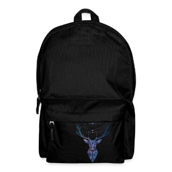 Hirsch Geometrisch - Rucksack - Schwarz - Vorne