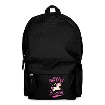 I suck at Fantasy Football - Backpack - black - Front