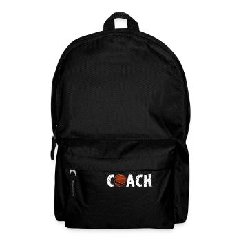 Basketball Trainer, Trainerin, Coach - Rucksack - Schwarz - Vorne