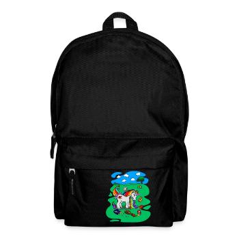 Unicorn on Party - Hangover T-Shirt - Backpack - black - Front