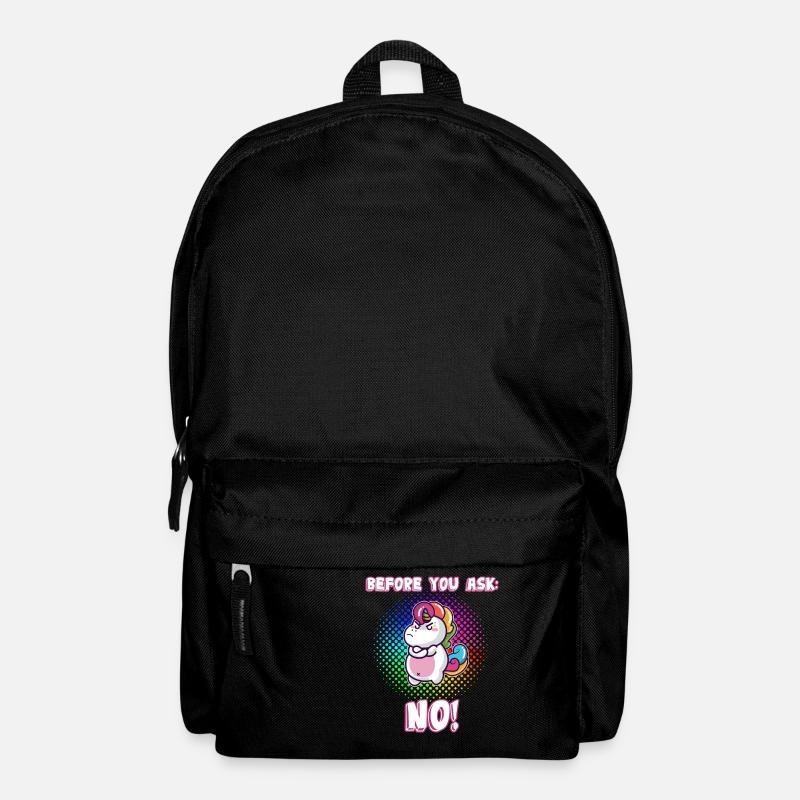 Before you ask: No! - Backpack - black