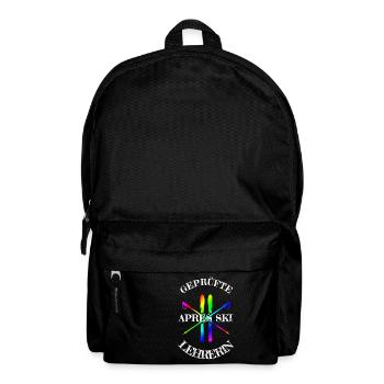 apres ski lehrerin- ski - Rucksack - Schwarz - Vorne