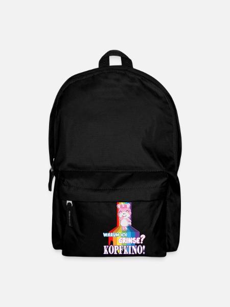 Kopfkino Einhorn Shirt - Rucksack - Schwarz