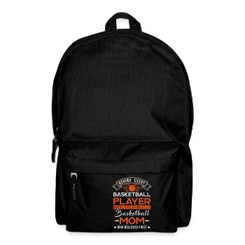 Behind every Basketball player is a Basketball mom - Sac à dos - noir - Devant
