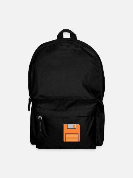 Retro diskette - Backpack - black