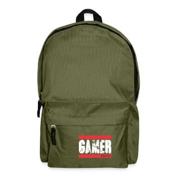 Gamer - Rucksack - Olivgrün - Vorne