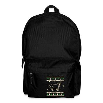 Entlebucher Weihnachtsgeschenk - Rucksack - Schwarz - Vorne