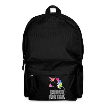 Death Metal Unicorn - Rucksack - Schwarz - Vorne