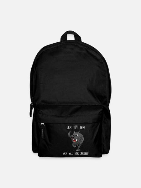 He does not dog - Backpack - black