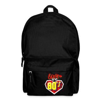 Liebe die 80er Jahre - Rucksack - Schwarz - Vorne