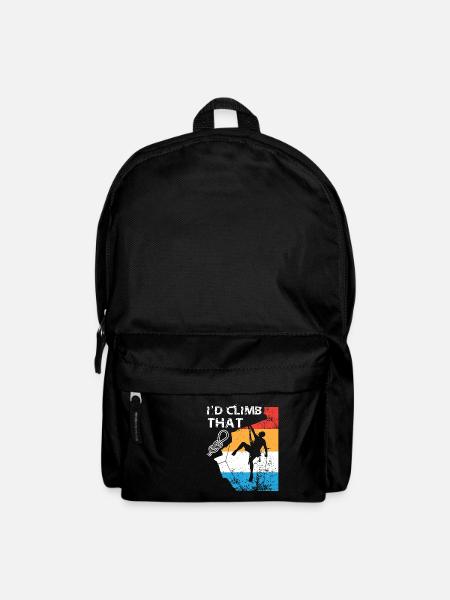 I'd climb that - hiking climbing gift - Sac à dos - noir