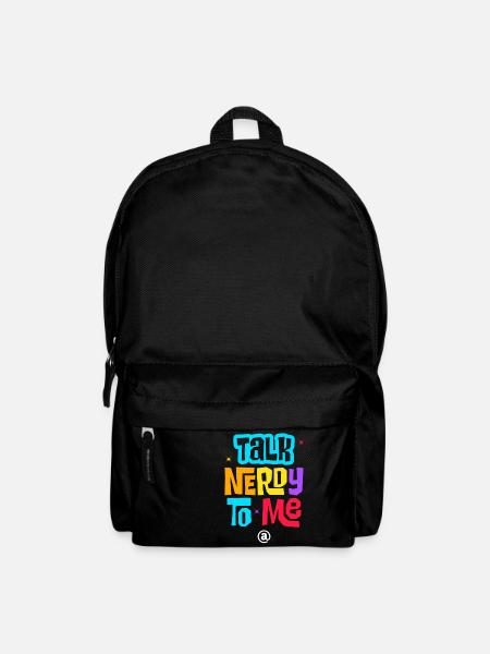 talk nerdy to me - Rucksack - Schwarz