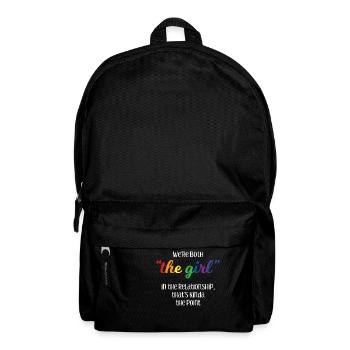 Gay - Lesbiennes - Gay - Gay Pride - Cadeau - Sac à dos - noir - Devant