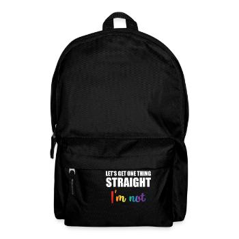 Gay - Gay - Gay Pride - Cadeau - Fierté - Sac à dos - noir - Devant