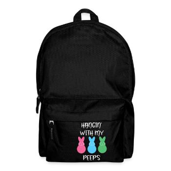 Pâques - Lapin de Pâques - Pâques - Cadeaux - Sac à dos - noir - Devant