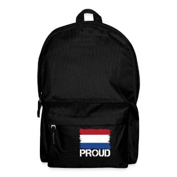 Pride flag flag home origin holland png - Backpack - black - Front