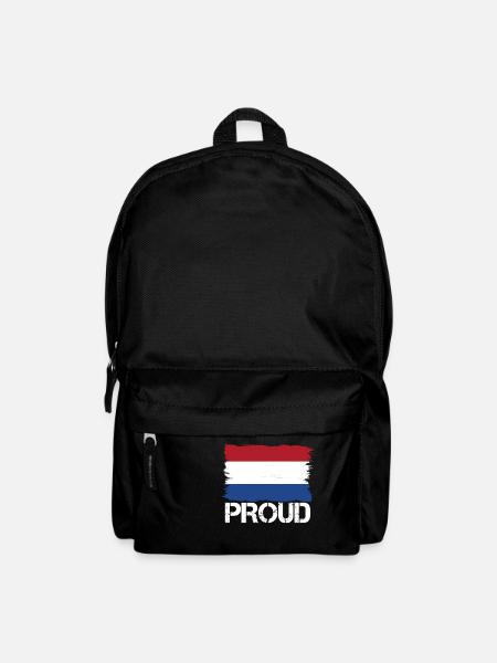 Pride flag flag home origin holland png - Backpack - black