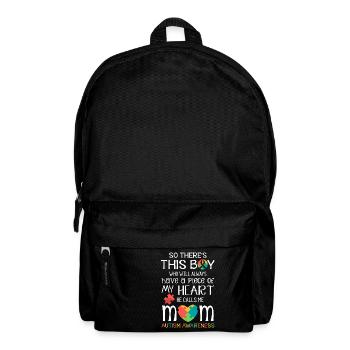 This boy piece of my heart - Autism Awareness - Sac à dos - noir - Devant