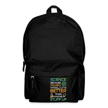 Science figuring better stuff up - Backpack - black - Front