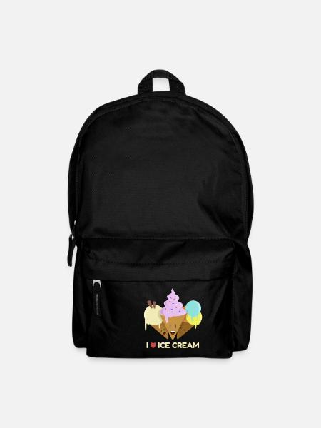 I Love Ice Cream - Backpack - black