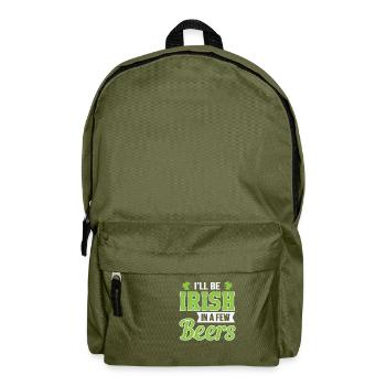 I'll Irish in a few berries - Backpack - olive green - Front