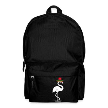 Sombrero Mustache Flamingo Funny Cinco De Mayo - Backpack - black - Front