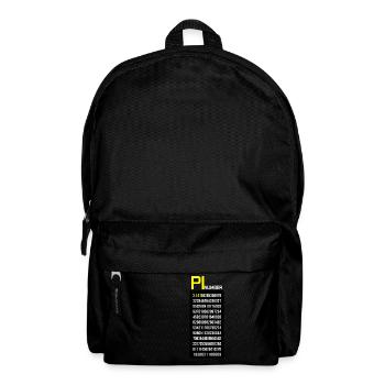 Numéro Pi - Sac à dos - noir - Devant
