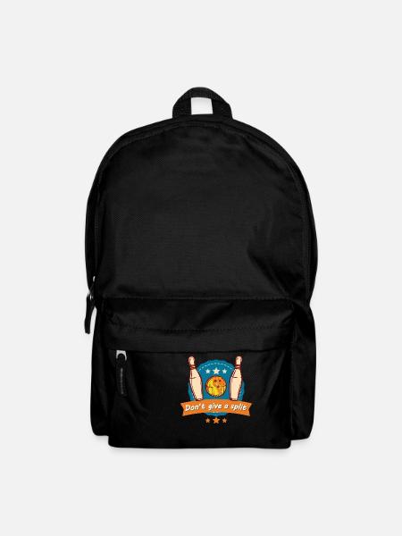 Don't give a split vintage Sport T-shirt Bowling T - Rucksack - Schwarz