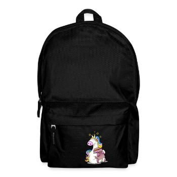 Unicorn cadeau biscuits nourriture kawaii jolie fille - Sac à dos - noir - Devant