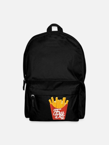 Fryday Fries Pommes - Rucksack - Schwarz