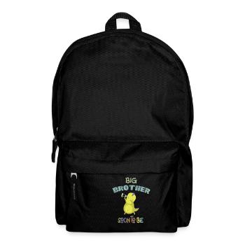 Big Brother Soon to be Baby Announcement DinoDab - Backpack - black - Front