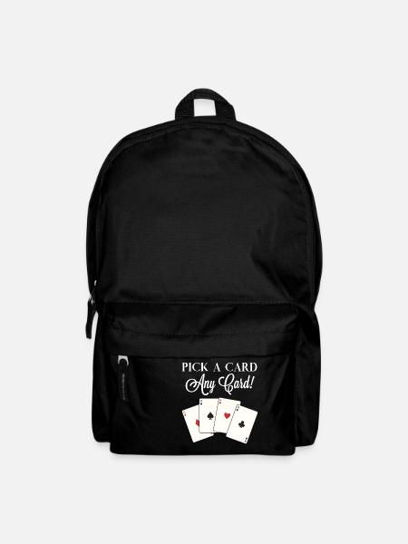 Zaubertrick - Kartenspiel - Karten - Zauberei - Rucksack - Schwarz
