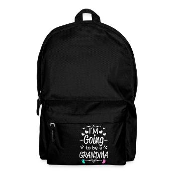 I'm going to be Grandma - baby birth announcement - Rucksack - Schwarz - Vorne