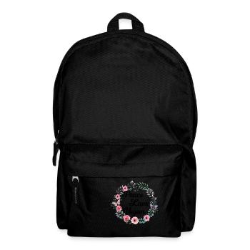 Paix Amour Vegan - Sac à dos - noir - Devant