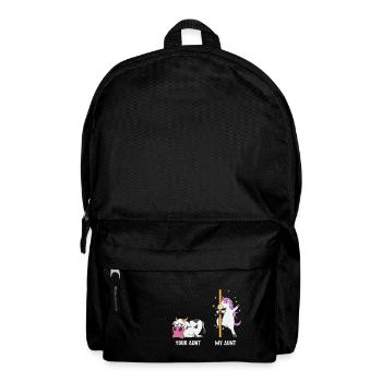 Vache de licorne Votre tante Mon cadeau de tante FR - Sac à dos - noir - Devant