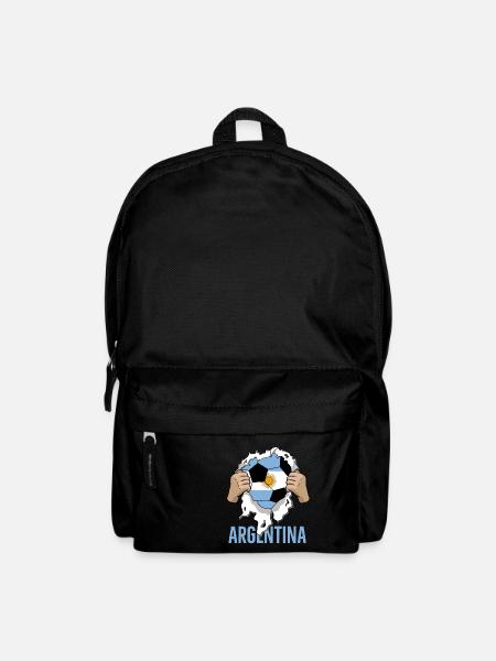 Argentinien Fußball Geschenk Argentina Fan - Rucksack - Schwarz