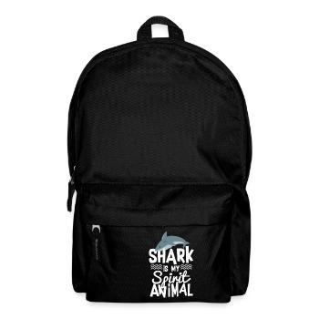 Perfect Shark est mon T-shirt animal de l'esprit - Sac à dos - noir - Devant