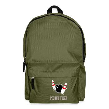 Bowling - Play - Gift - Cone - Backpack - olive green - Front