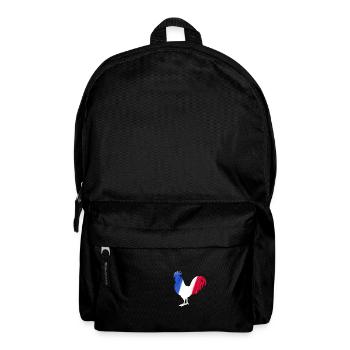 Chemise de football coq drapeau France - Sac à dos - noir - Devant