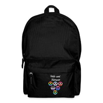 Pride and tolerance lgbt - Rucksack - Schwarz - Vorne