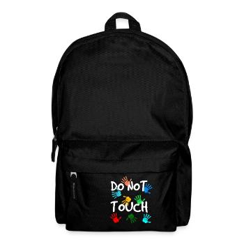 Do not touch - Rucksack - Schwarz - Vorne