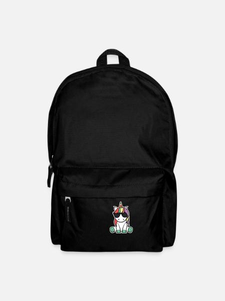 Pony Einhorn Retro Geschenkidee Witzig Sommer Süß - Rucksack - Schwarz