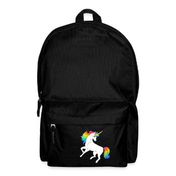 Einhorn - Rucksack - Schwarz - Vorne