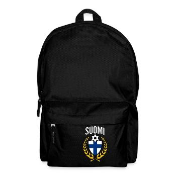 Finnland - Suomi Fußball Trikot Design 2018 - Rucksack - Schwarz - Vorne