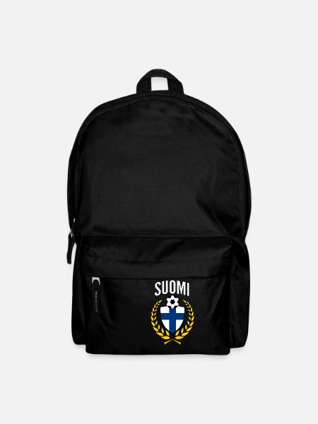 Finland - Suomi football jersey design 2018 - Backpack - black