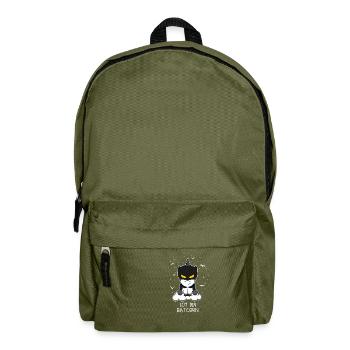 Einhorn Fledermaus Geschenk - Rucksack - Olivgrün - Vorne