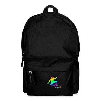 Skateboarding T-shirt Kühler Silhouette-Skate gay - Rucksack - Schwarz - Vorne